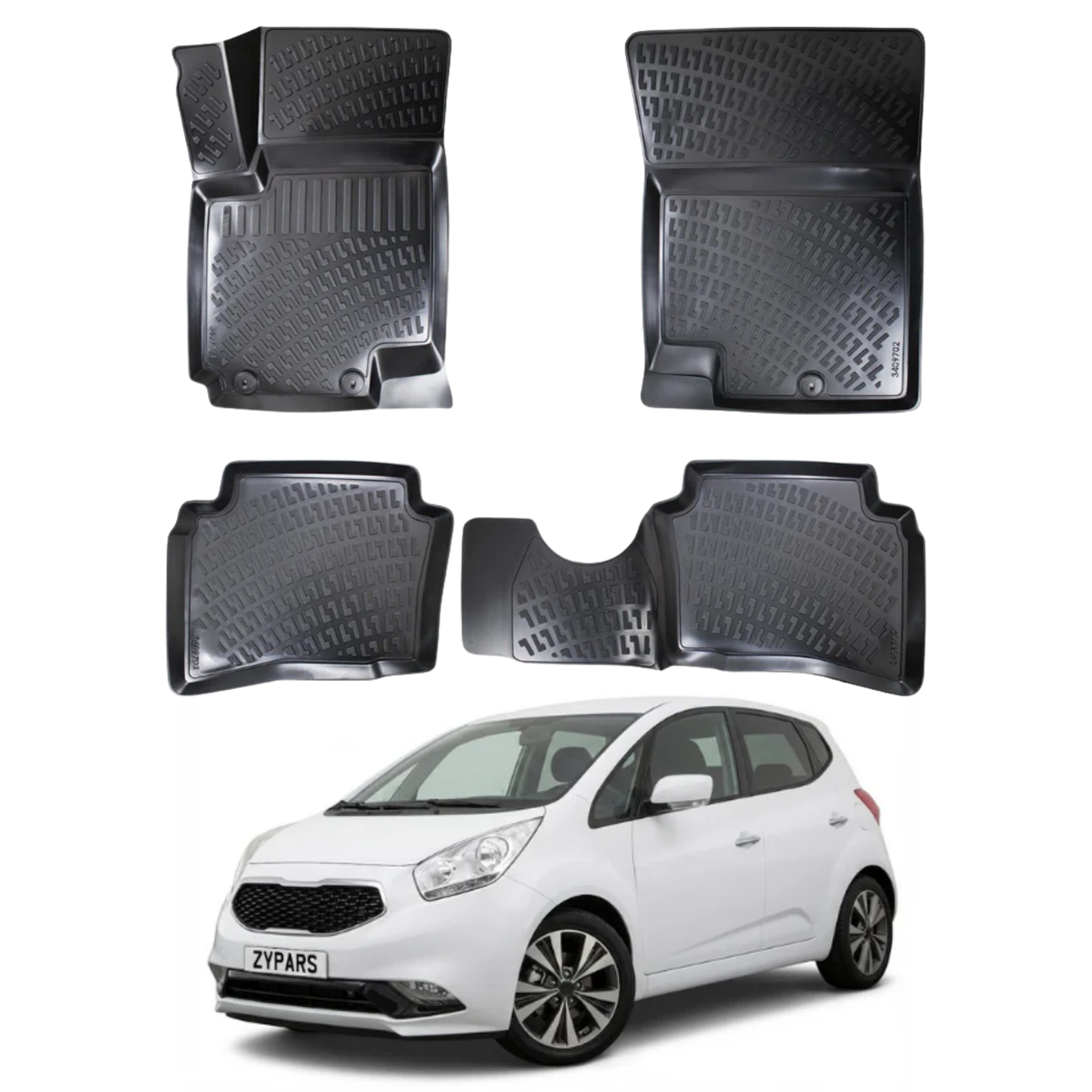 Kia Venga Floor Mats 2009-2026