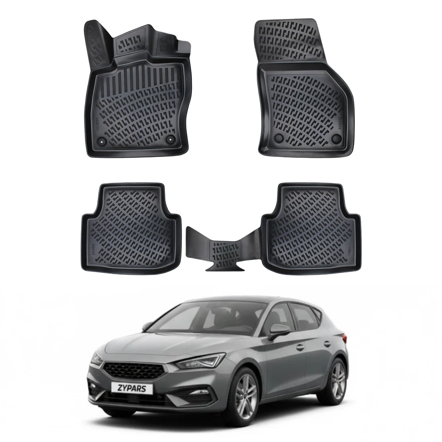 Seat Leon Tsi/e- Floor Mats 2020-2026
