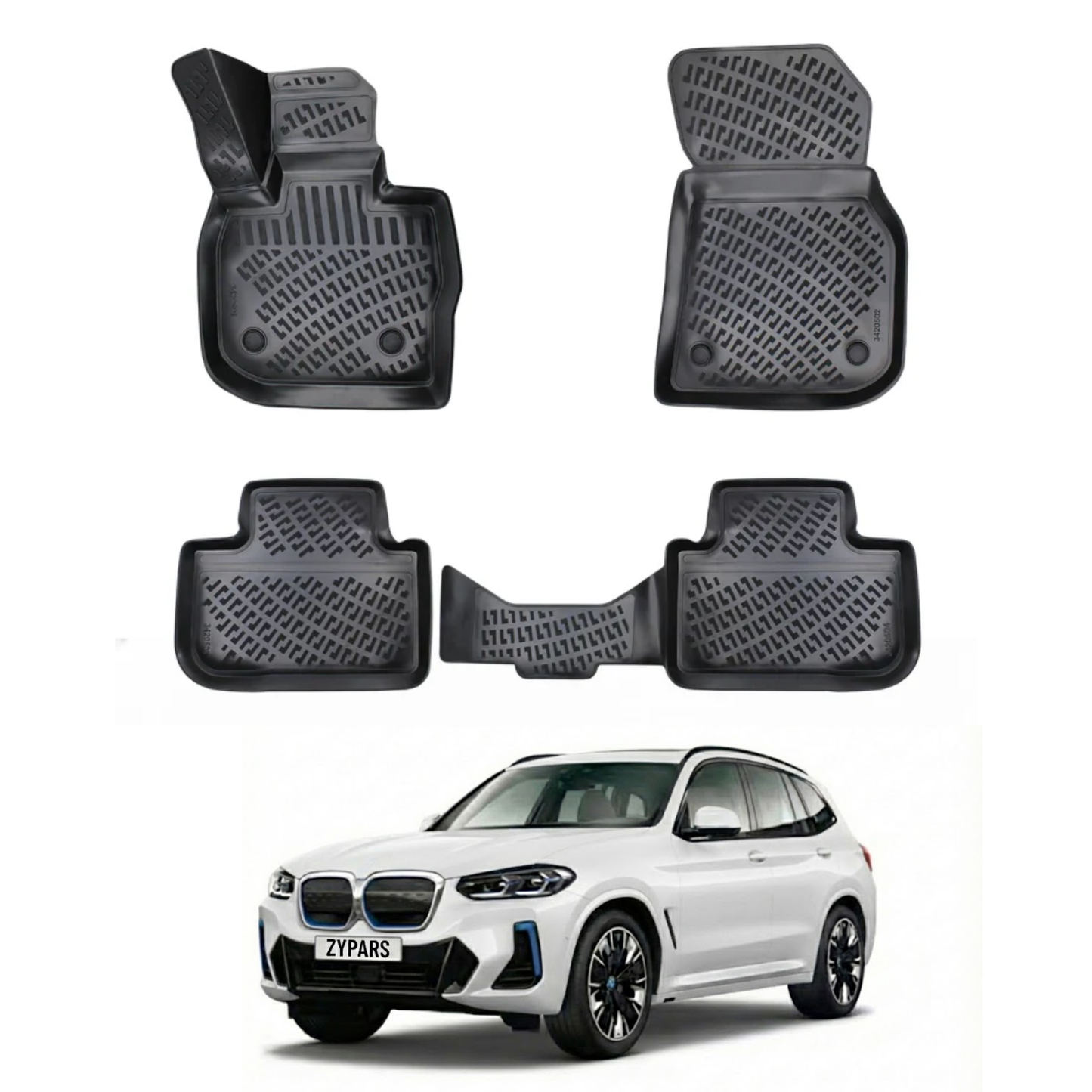 BMW iX3 G08 BEV Floor Mats 2021-2026