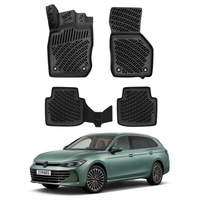 Volkswagen Passat B9 Floor Mats 2023-2026, TPE All Weather, Non Slip Car Interior Floor Liner