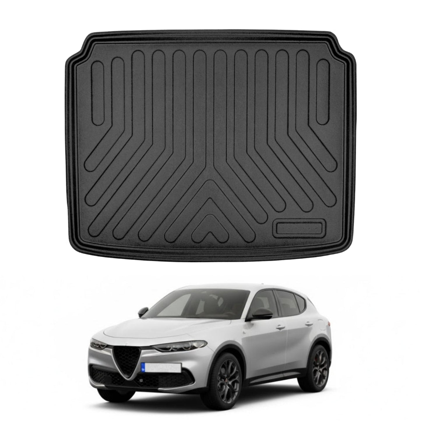 Alfa Romeo Tonale Cargo Liner 2022-2026, TPE All Weather Trunk Protection, Black