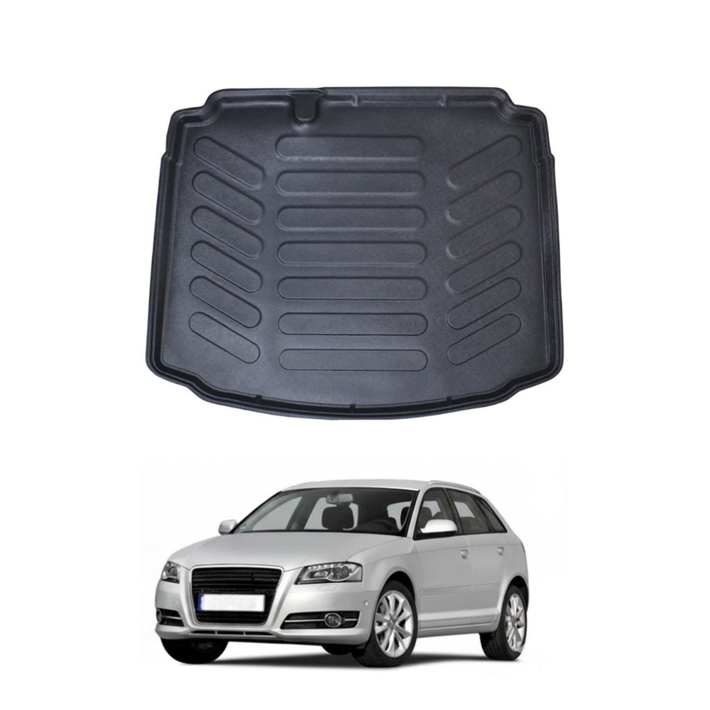 Audi A3 Cargo Liner 2003-2013, TPE All Weather Trunk Protection, Black
