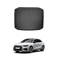 Audi A3 Cargo Liner 2020-2026, TPE All Weather Trunk Protection, Black