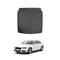 Audi A4 B8 Cargo Liner 2008-2016, TPE All Weather Trunk Protection, Black