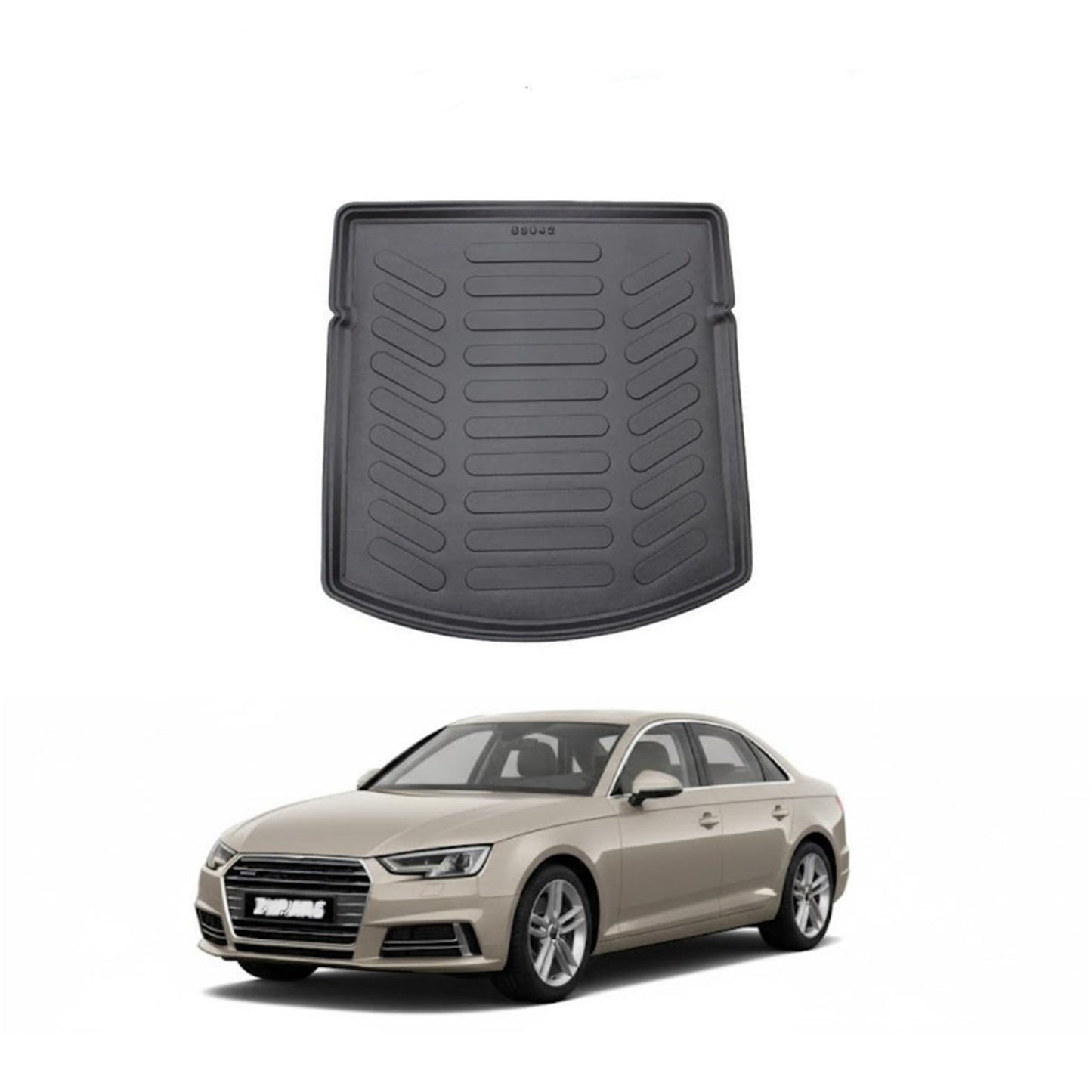 Audi A4 B9 Cargo Liner 2016-2026, TPE All Weather Trunk Protection, Black