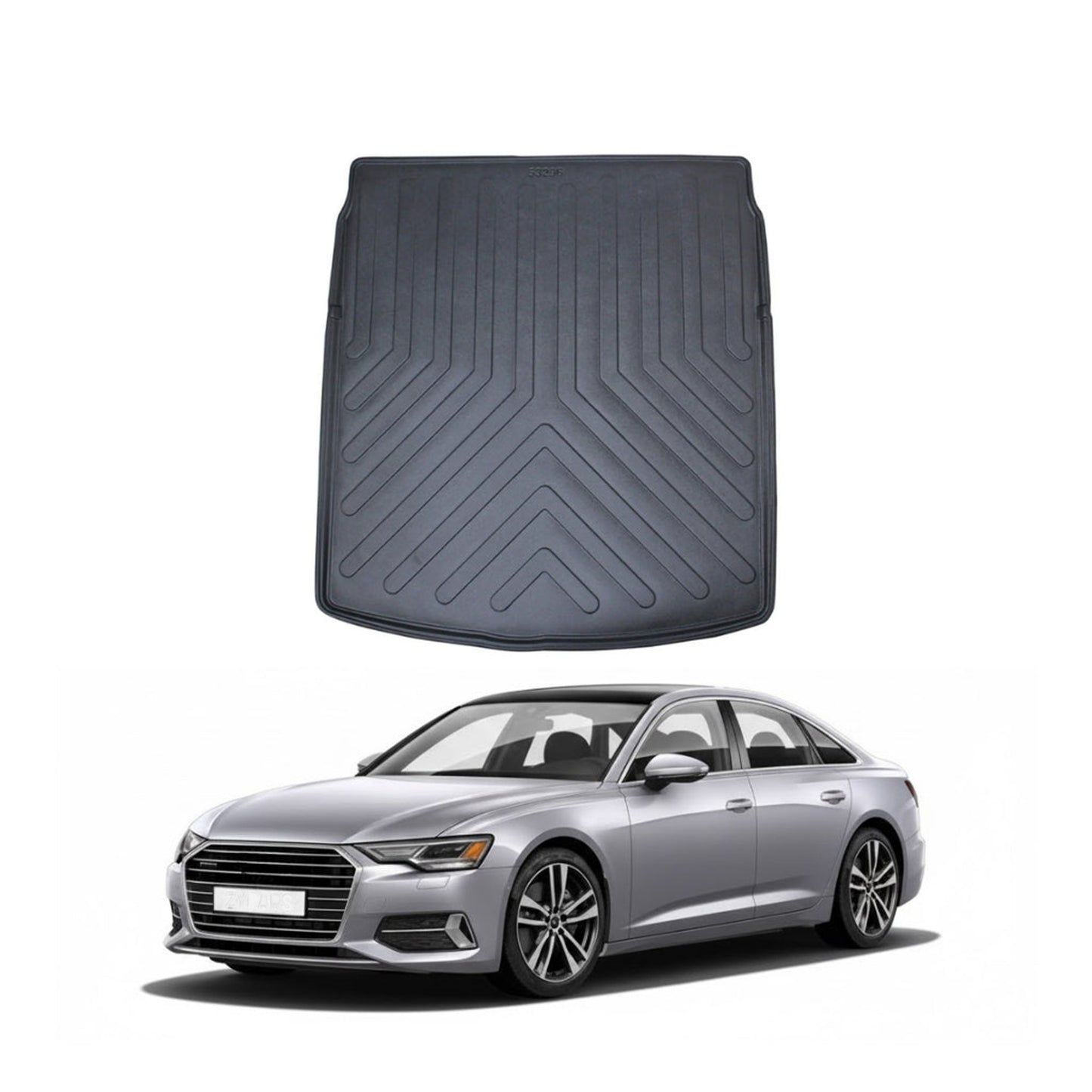 Audi A6 C8 Cargo Liner 2018-2026, TPE All Weather Trunk Protection, Black