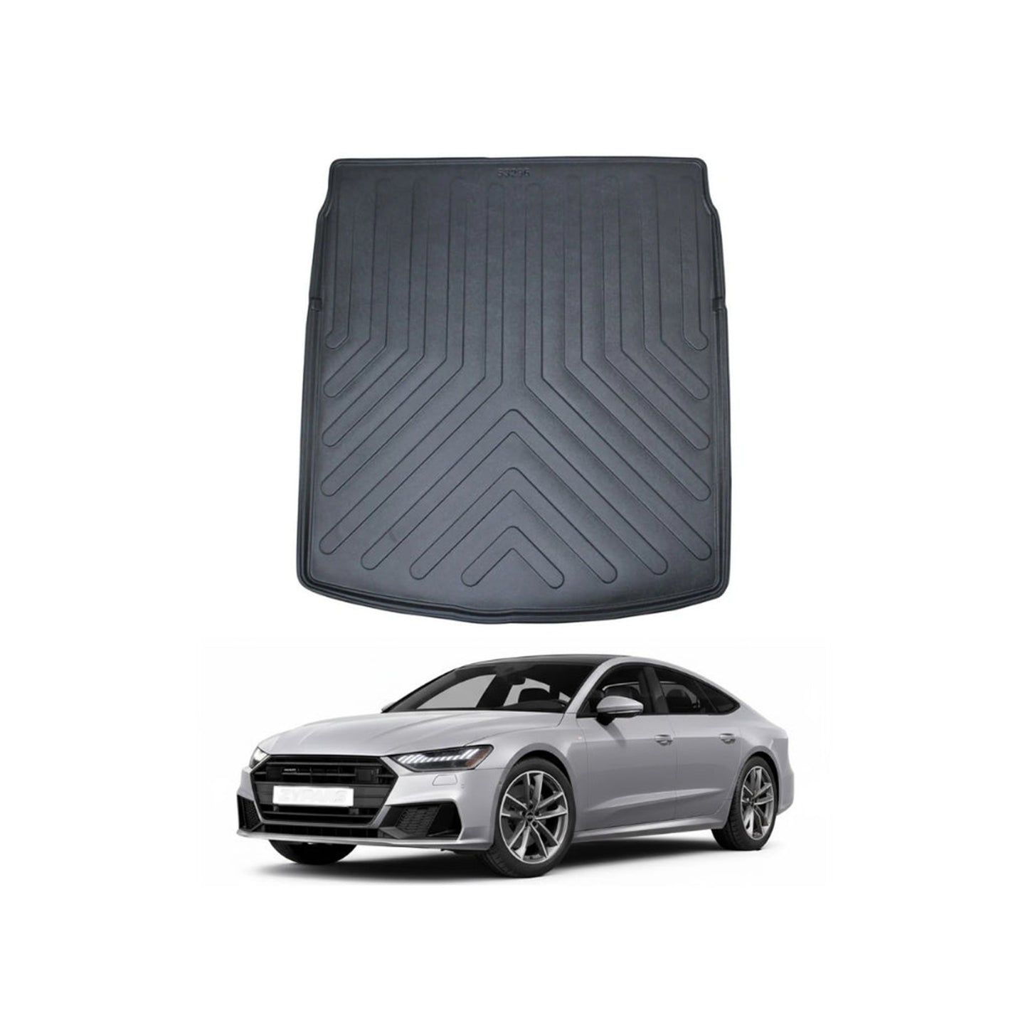 Audi A7 Cargo Liner 2018-2026, TPE All Weather Trunk Protection, Black