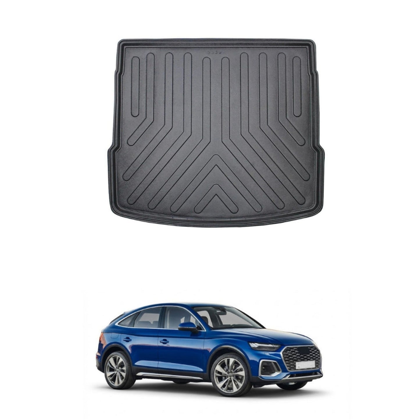 Audi Q5 Sportback Cargo Liner 2020-2026, TPE All Weather Trunk Protection, Black
