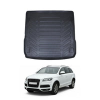 Audi Q7 Cargo Liner 2006-2015, TPE All Weather Trunk Protection, Black