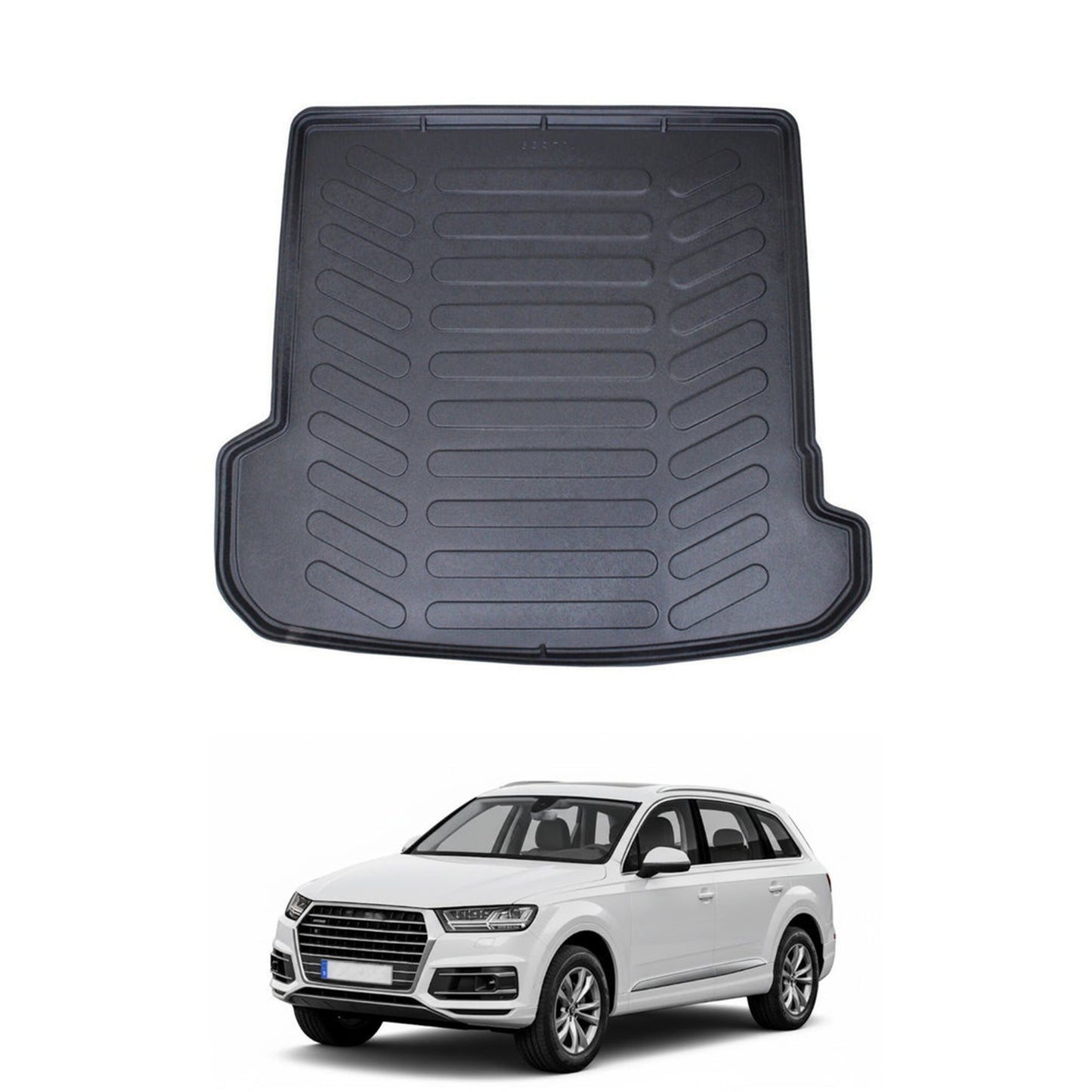 Audi Q7 Cargo Liner 2016-2026, TPE All Weather Trunk Protection, Black