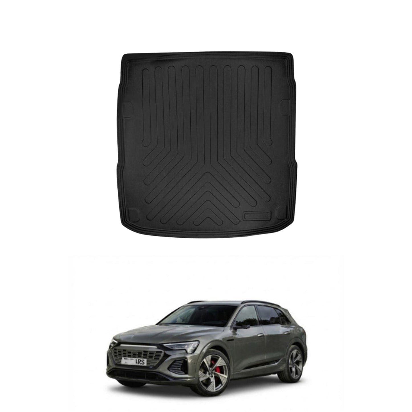 Audi Q8 e-Tron Cargo Liner 2024-2026, TPE All Weather Trunk Protection, Black