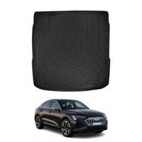 Audi Q8 e-Tron Sportback Cargo Liner 2024-2026, TPE All Weather Trunk Protection, Black