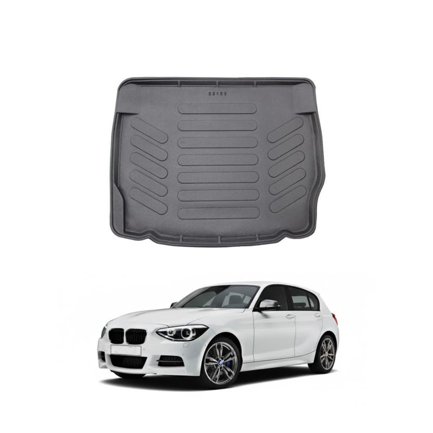 BMW 1 Series F20/F21 Cargo Liner 2012-2014, TPE All Weather Trunk Protection, Black