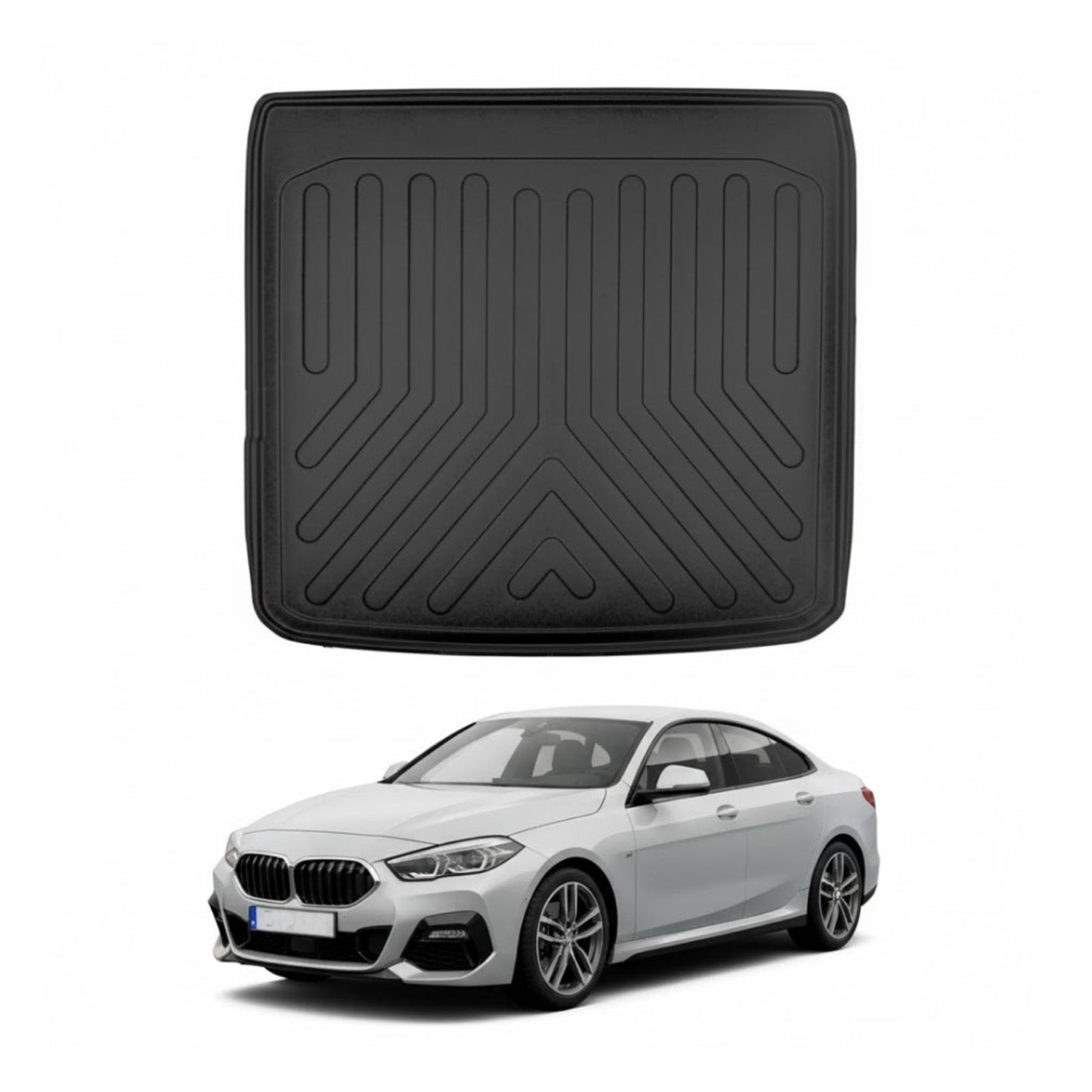 BMW 2 Series F44 Gran Coupe Top Cargo Liner Trunk, TPE All Weather Trunk Protection, Black