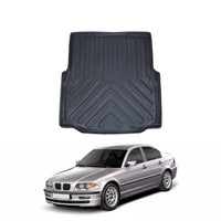 BMW 3 Series E46 Cargo Liner 1997-2006, TPE All Weather Trunk Protection, Black