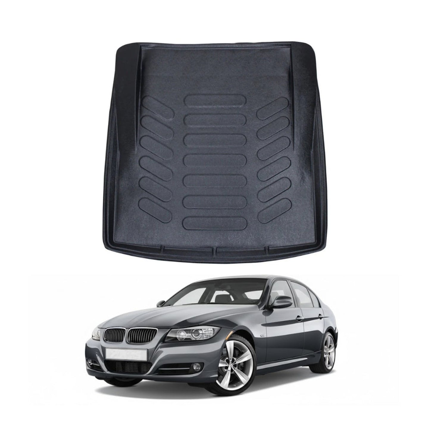 BMW 3 Series E90 Cargo Liner 2004-2013, TPE All Weather Trunk Protection, Black