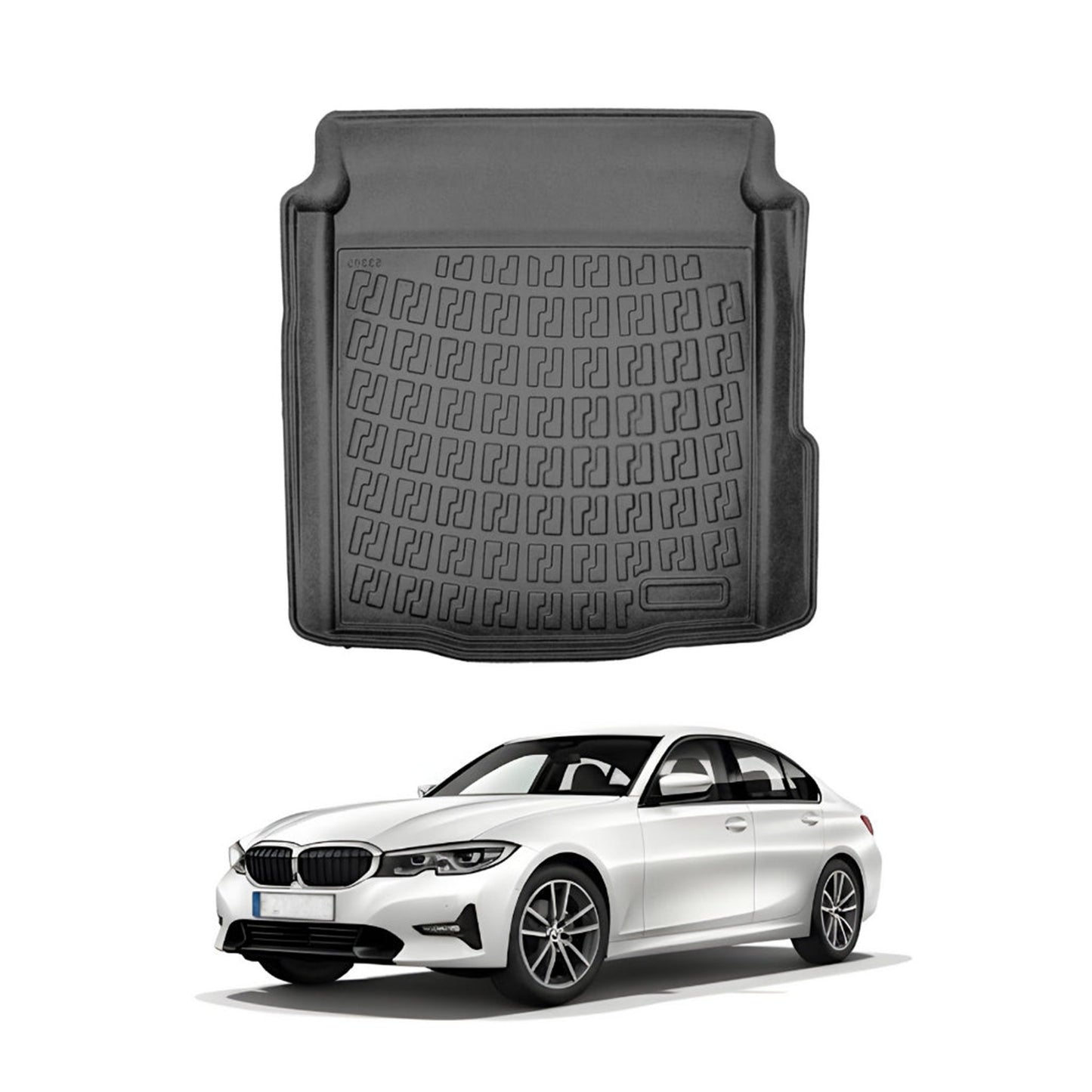 BMW 3 Series G20 Cargo Liner 2019-2026, TPE All Weather Trunk Protection, Black