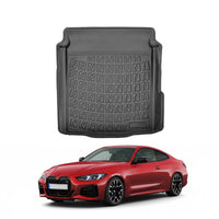 BMW 4 Series G22 Coupe Cargo Liner 2020-2026, TPE All Weather Trunk Protection, Black