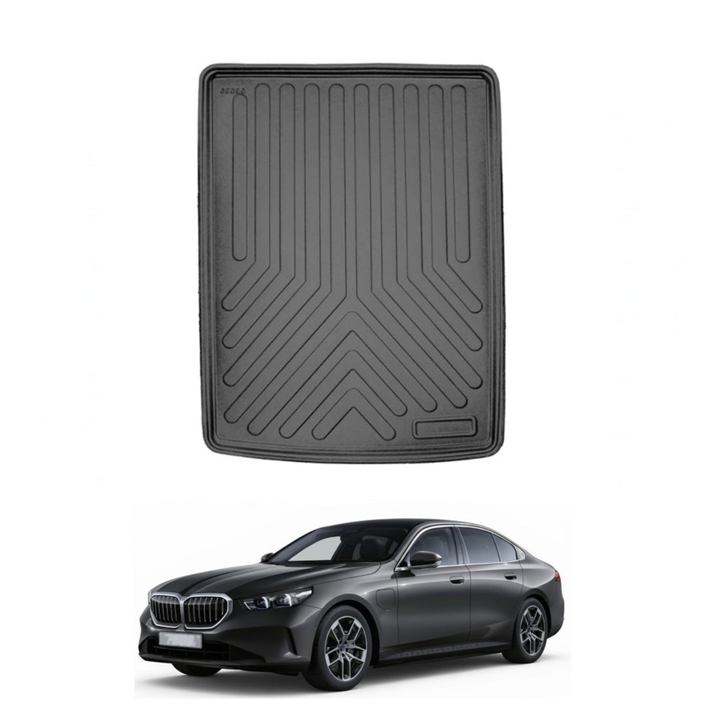 BMW 5 Series G60 Cargo Liner 2023-2026, TPE All Weather Trunk Protection, Black