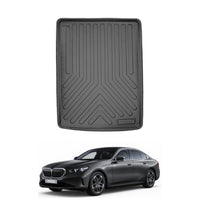 BMW 5 Series G60 Cargo Liner 2023-2026, TPE All Weather Trunk Protection, Black