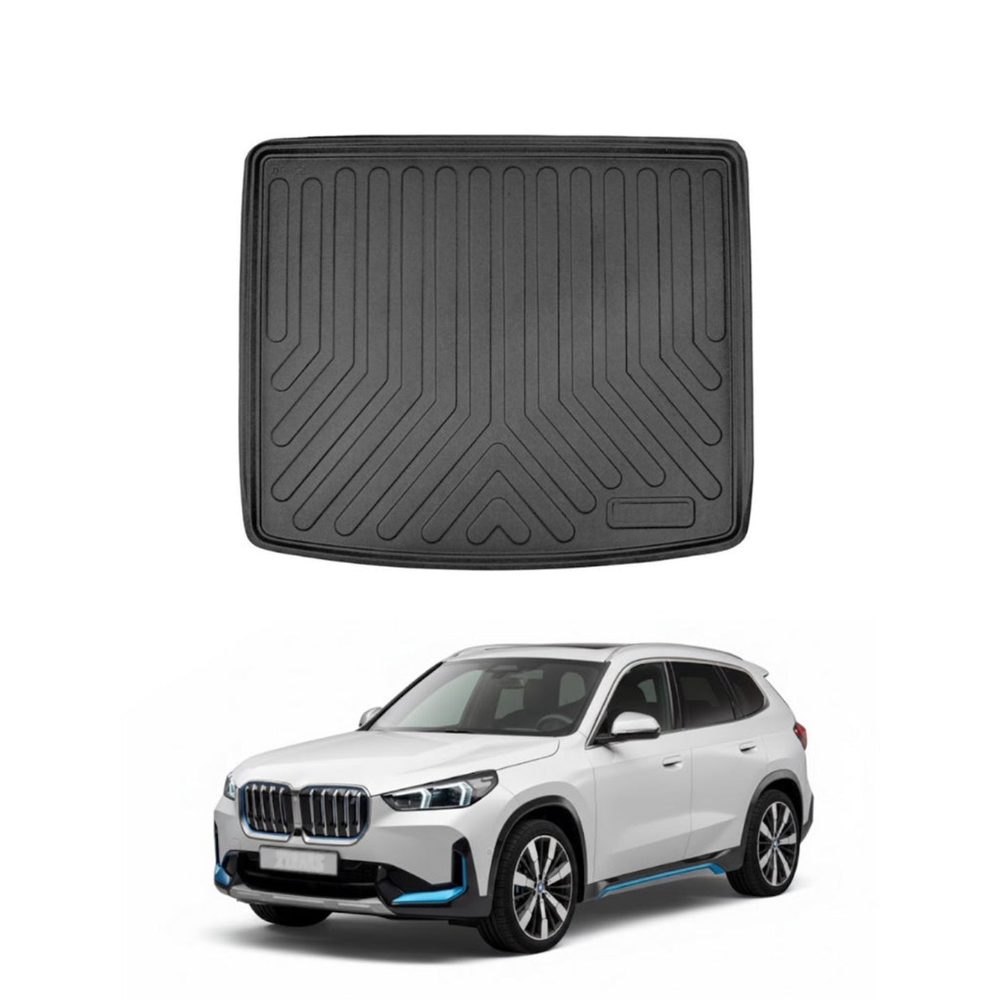 BMW iX1 Cargo Liner 2024-2026, TPE All Weather Trunk Protection, Black
