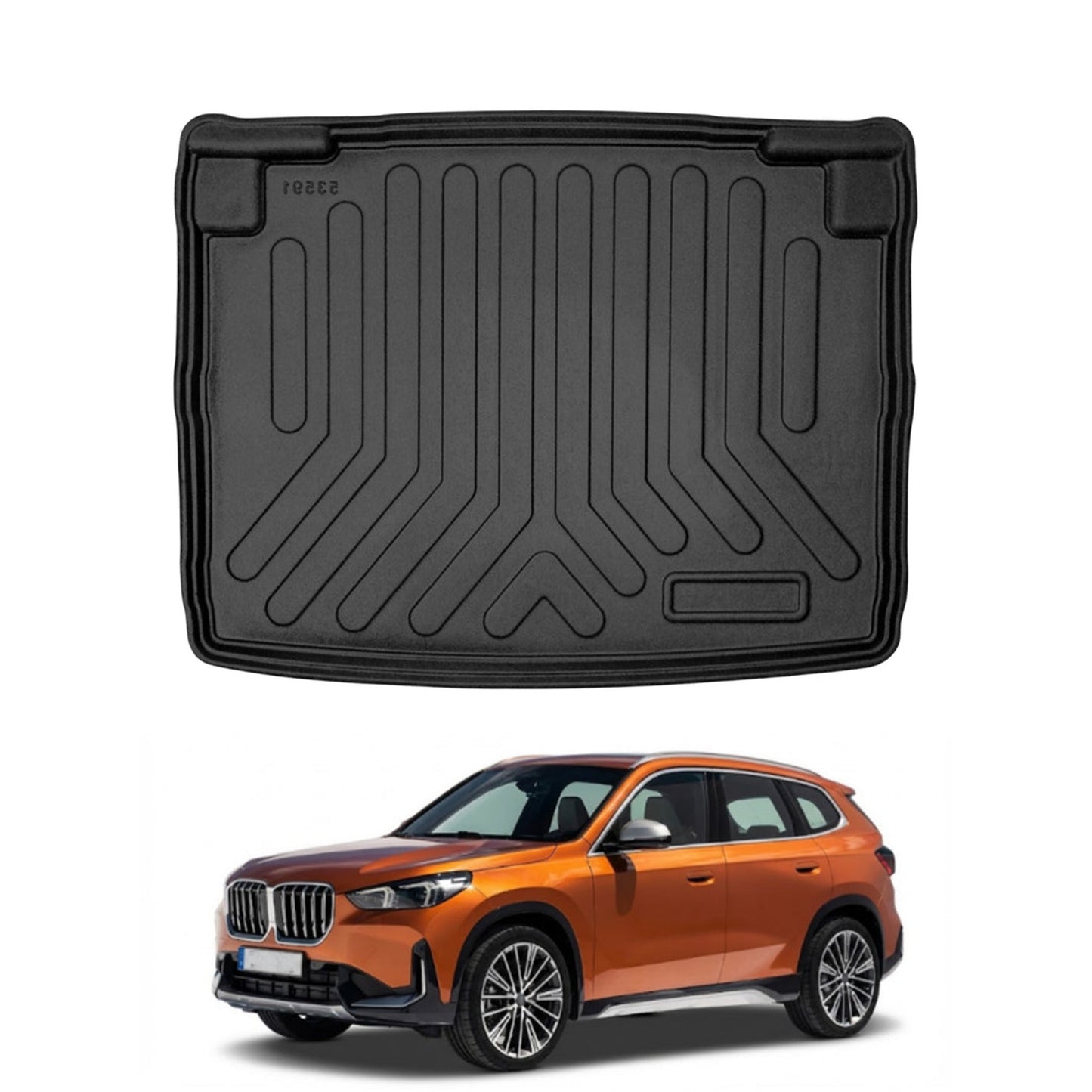 BMW X1 U11 Cargo Liner 2022-2026, TPE All Weather Trunk Protection, Black
