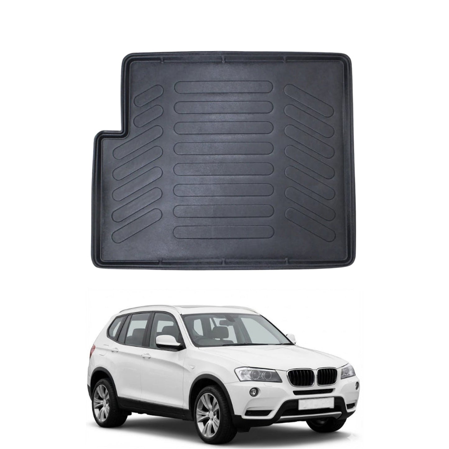BMW X3 F25 Cargo Liner 2011-2017, TPE All Weather Trunk Protection, Black
