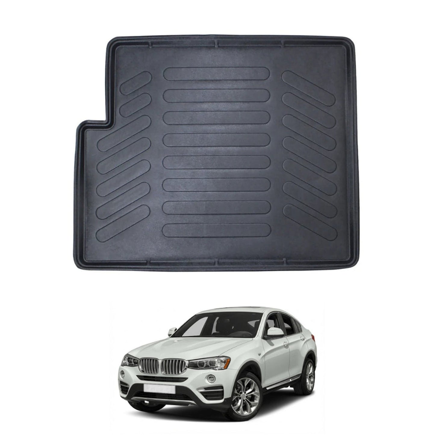 BMW X4 F26 Cargo Liner 2014-2018, TPE All Weather Trunk Protection, Black