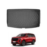 Cadillac Escalade Cargo Liner 2021-2026, TPE All Weather Trunk Protection, Black