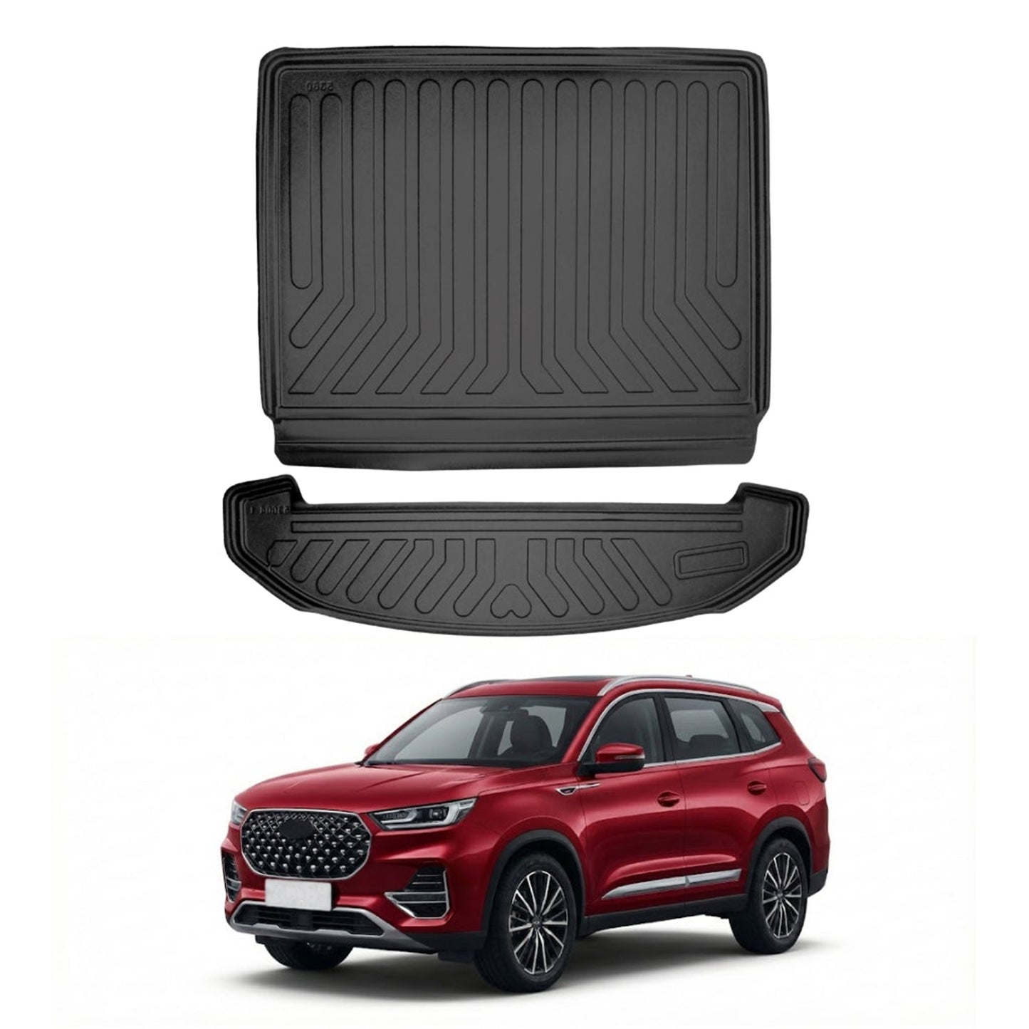 Chery Tiggo 8 Pro 5/7 Seat Avantgarde Cargo Liner 2020-2025, TPE All Weather Trunk Protection, Black