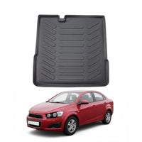 Chevrolet Aveo Cargo Liner 2012-2026, TPE All Weather Trunk Protection, Black