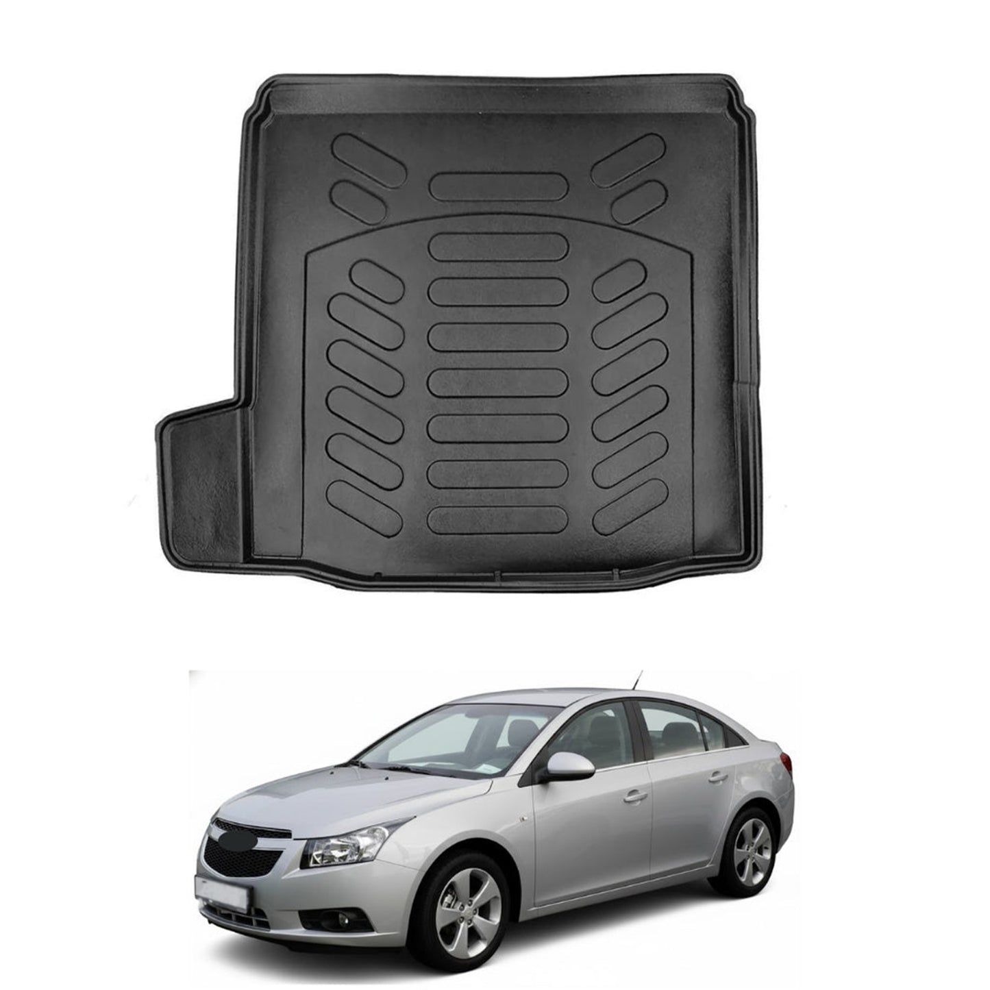 Chevrolet Cruze Cargo Liner 2008-2016, TPE All Weather Trunk Protection, Black