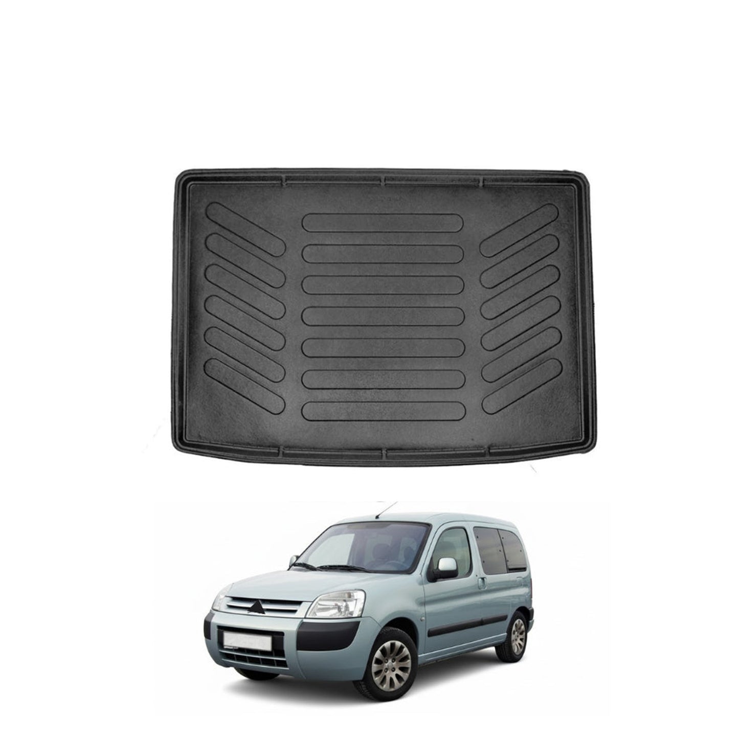 Citroen Berlingo Cargo Liner 1998-2008, TPE All Weather Trunk Protection, Black