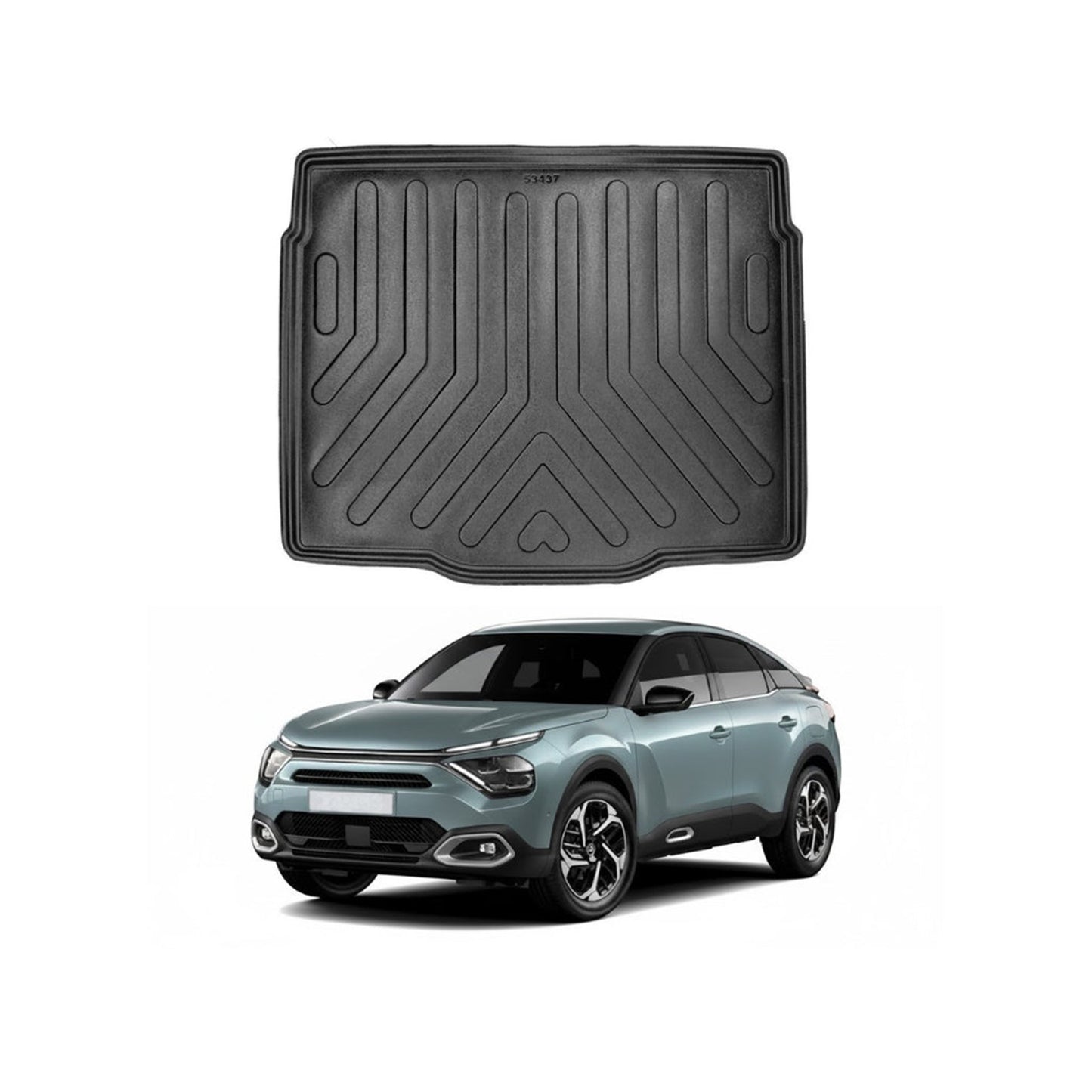 Citroen C4 Cargo Liner 2020-2026, TPE All Weather Trunk Protection, Black