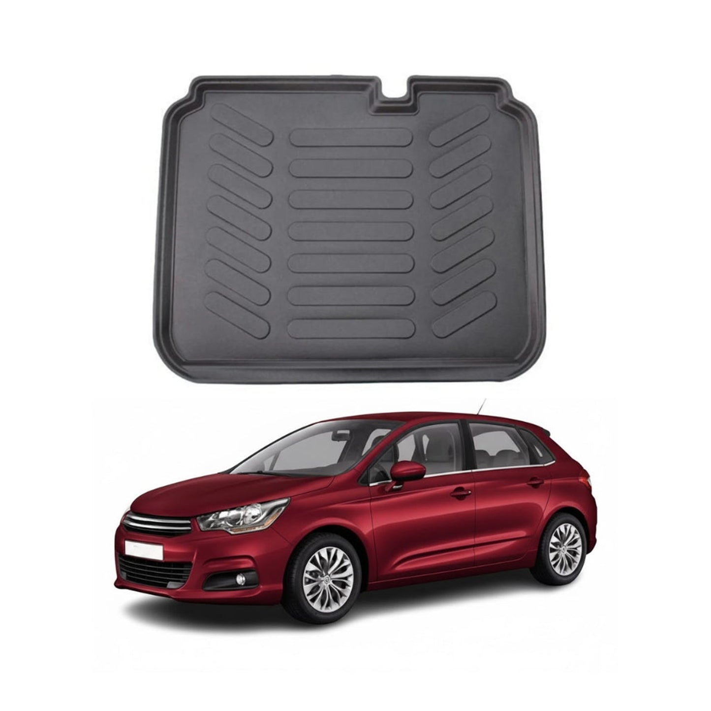 Citroen C4 Cargo Liner 2010-2018, TPE All Weather Trunk Protection, Black
