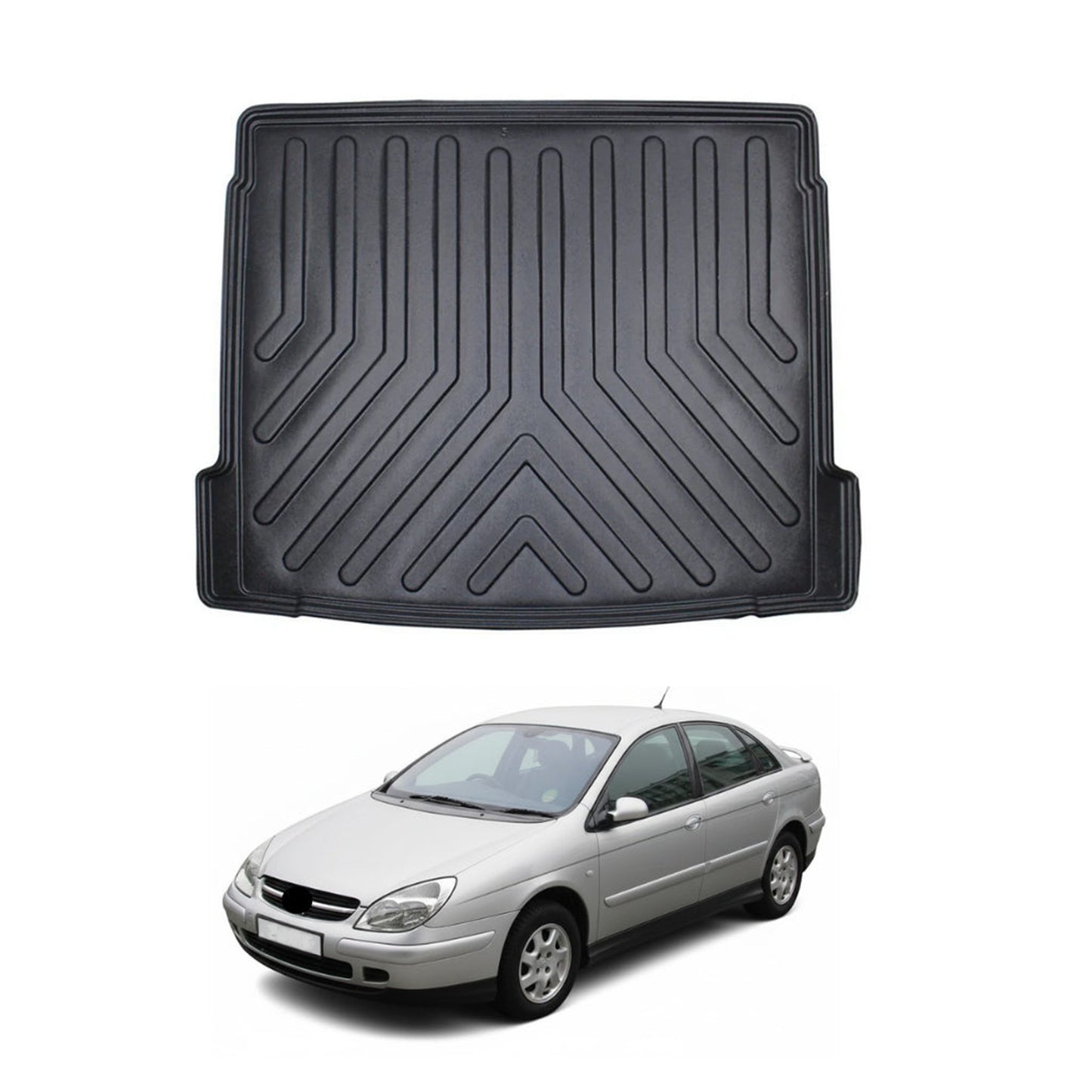 Citroen C5 Cargo Liner 2001-2007, TPE All Weather Trunk Protection, Black