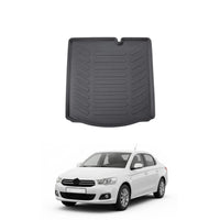Citroen C-Elysee Cargo Liner 2012-2026, TPE All Weather Trunk Protection, Black
