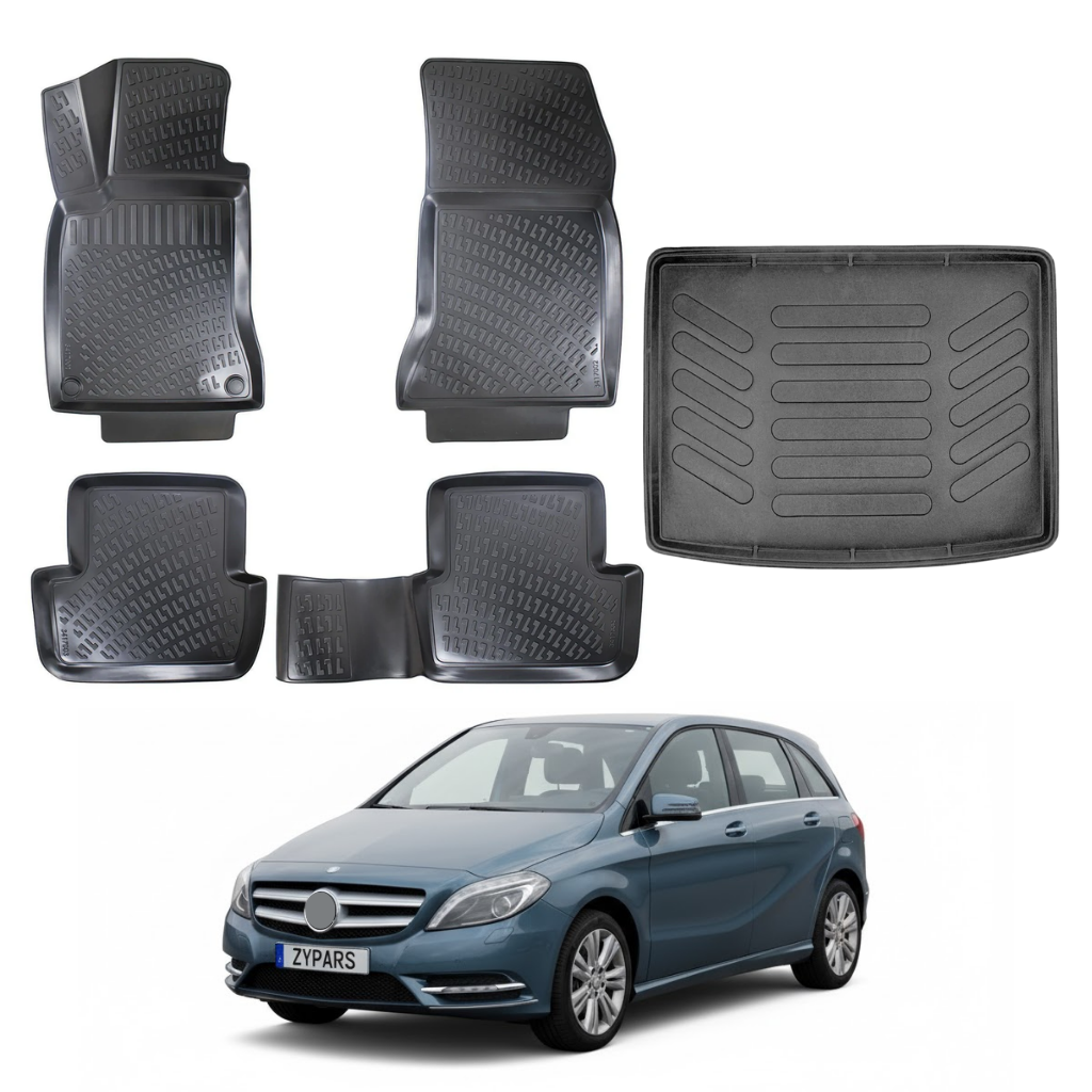 Mercedes B Class W246 Floor Mats and Cargo Liner 2011-2018