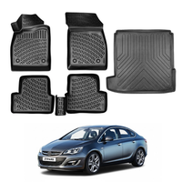 Opel Astra J Floor Mats and Cargo Liner 2012-2018, All Weather TPE Front, Rear & Cargo Set