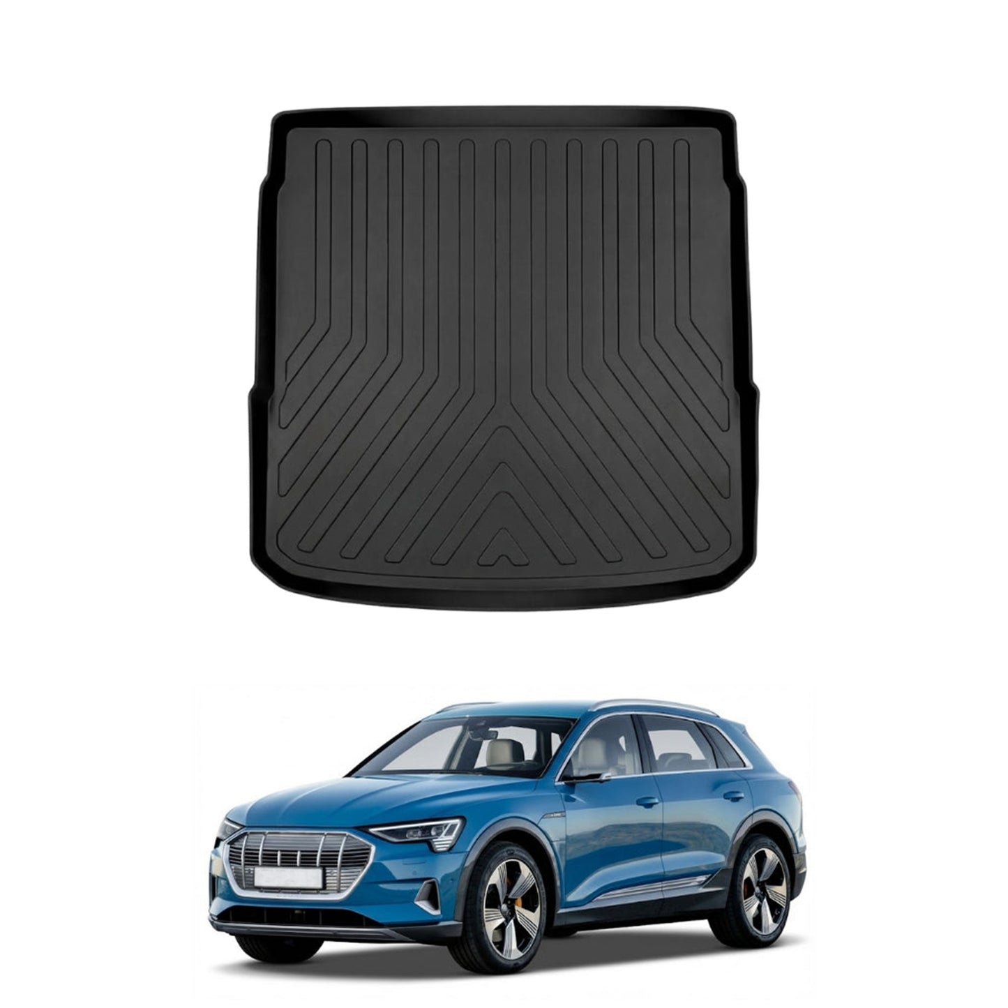 Audi e-Tron Cargo Liner 2018-2022, TPE All Weather Trunk Protection, Black