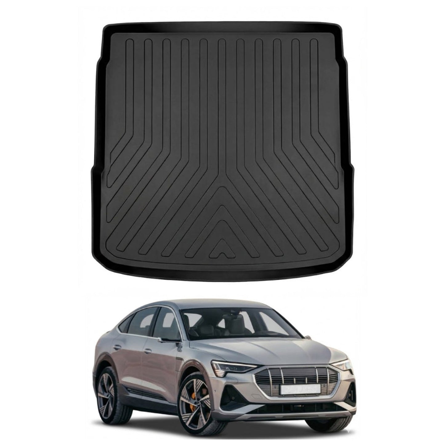 Audi e-Tron Sportback Cargo Liner 2020-2023, TPE All Weather Trunk Protection, Black