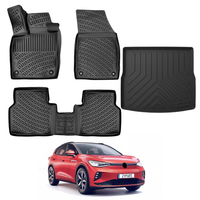 Volkswagen ID.4 Floor Mats and Cargo Liner 2020-2026, All Weather TPE Front, Rear & Cargo Set