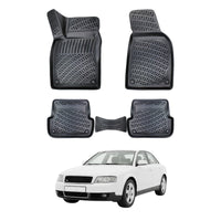 Audi A4 B6 Floor Mats 2001-2006, TPE All Weather, Non Slip Car Interior Floor Liner