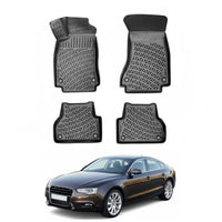 Audi A5 Floor Mats 2007-2016, TPE All Weather, Non Slip Car Interior Floor Liner