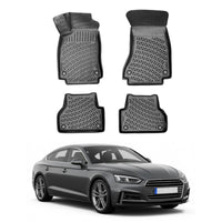 Audi A5 Floor Mats 2016-2026, TPE All Weather, Non Slip Car Interior Floor Liner