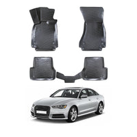 Audi A6 C7 Floor Mats 2015-2018, TPE All Weather, Non Slip Car Interior Floor Liner