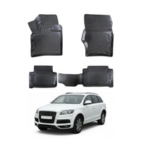 Audi Q7 Floor Mats 2006-2015, TPE All Weather, Non Slip Car Interior Floor Liner