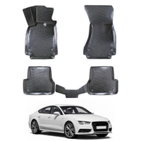 Audi A7 Floor Mats 2010-2018, TPE All Weather, Non Slip Car Interior Floor Liner