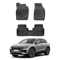 Audi Q4 e-tron Floor Mats 2018-2026, TPE All Weather, Non Slip Car Interior Floor Liner
