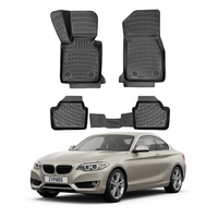 BMW 2 Series F22 Coupe Floor Mats 2014-2026, TPE All Weather, Non Slip Car Interior Floor Liner